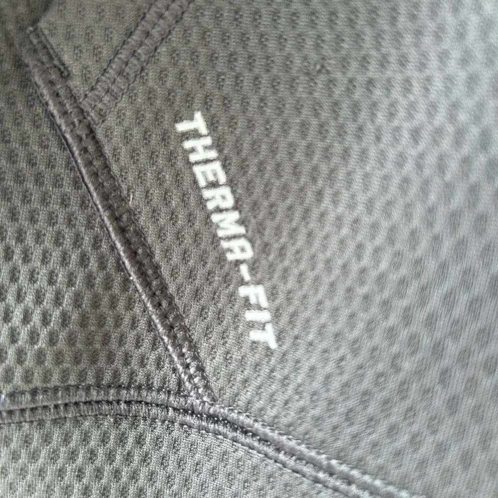 Nike Dark Gray Therma-Fit Ole Miss Zip-Up Hoodie - Picture 5 of 6